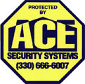 ACE Security Systems Sign